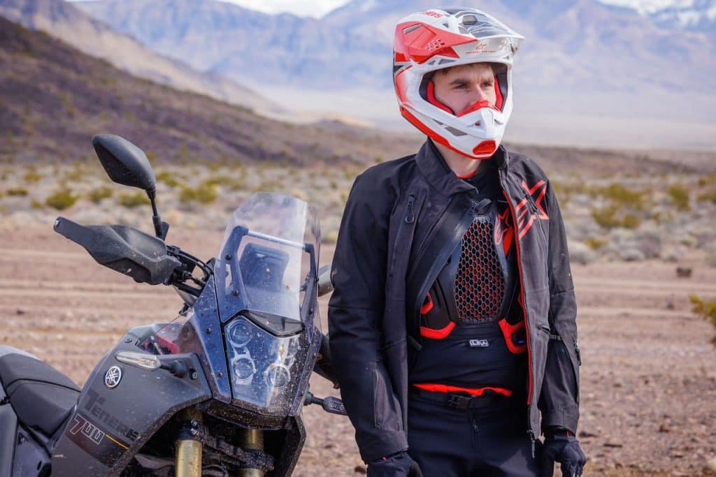 Producttest Alpinestars Tech-air OFF-ROAD: airbagtest in Death Valley!