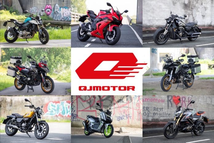QJMOTOR tijdens RIDERS Festival