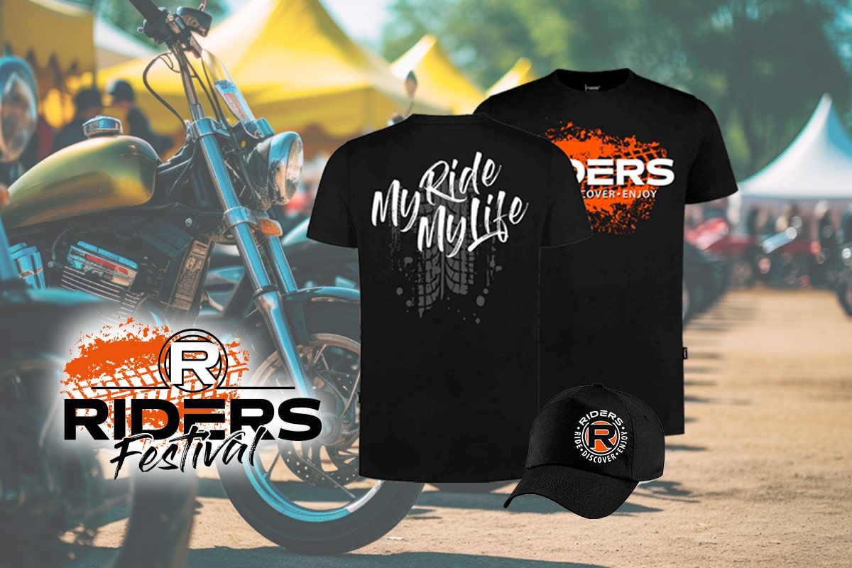 Sweatshirt Riders RIDERS Merchandise op RIDERS Festival: van hoodies tot T-shirts en caps