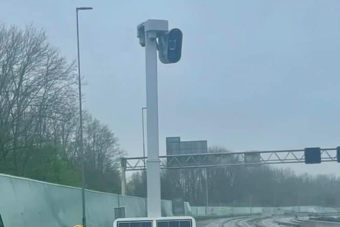 Mobiele flitspaal