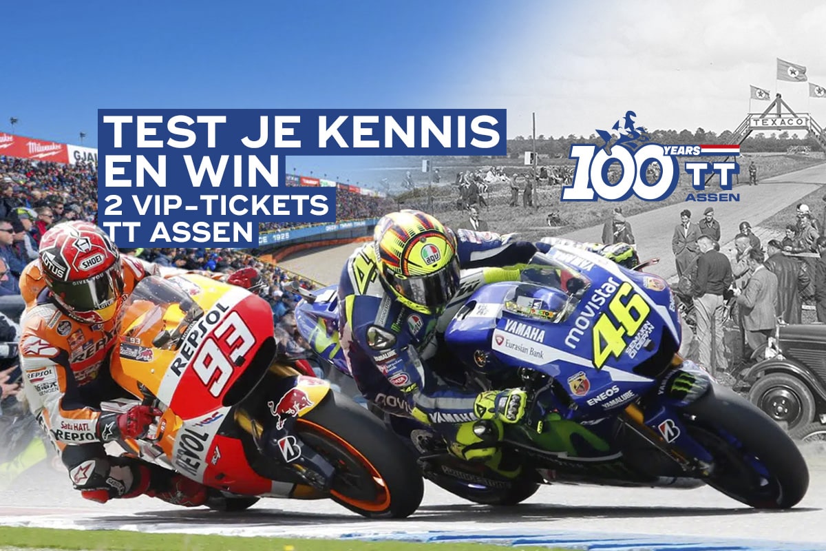 Wat weet jij over TT Assen? Doe mee aan de quiz en maak kans op 2 VIP-tickets voor de MotoGP