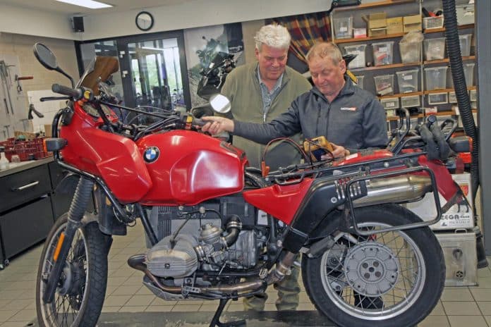 Marathonmotor BMW R100GS