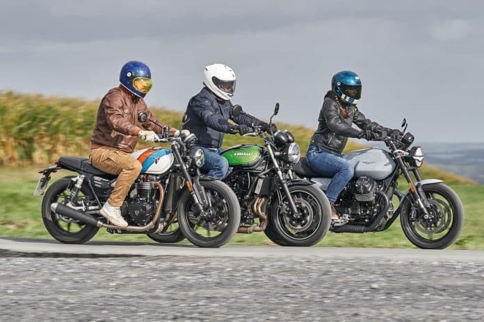 Test Kawasaki Z650RS – Moto Guzzi V7 Sport – Triumph Speed Twin 900