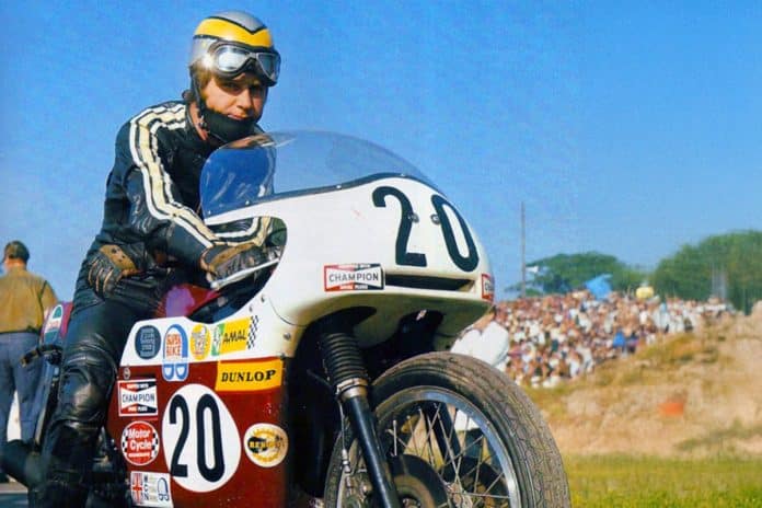 Ray Pickrell en zijn BSA Rocket 3 F750