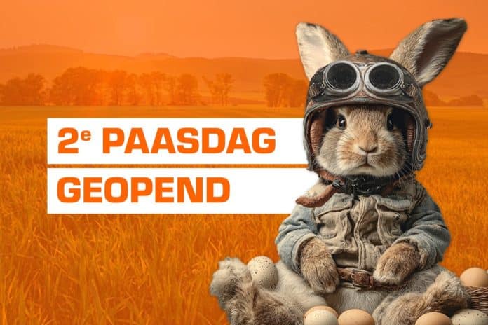 Tweede Paasdag bij Motorkledingstore, een gouden idee