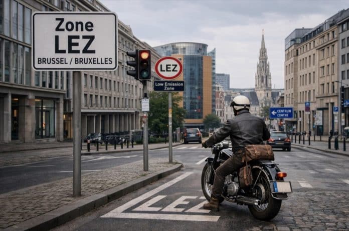 Vanaf 1 april oudere motor niet meer welkom in Brussel