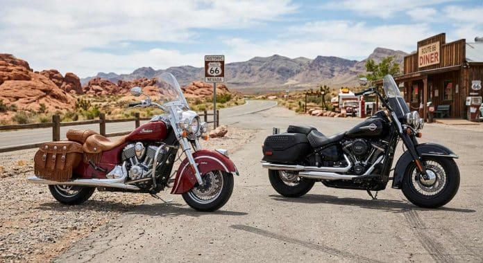 Indian vs Harley-Davidson AI beeld ter illustratie