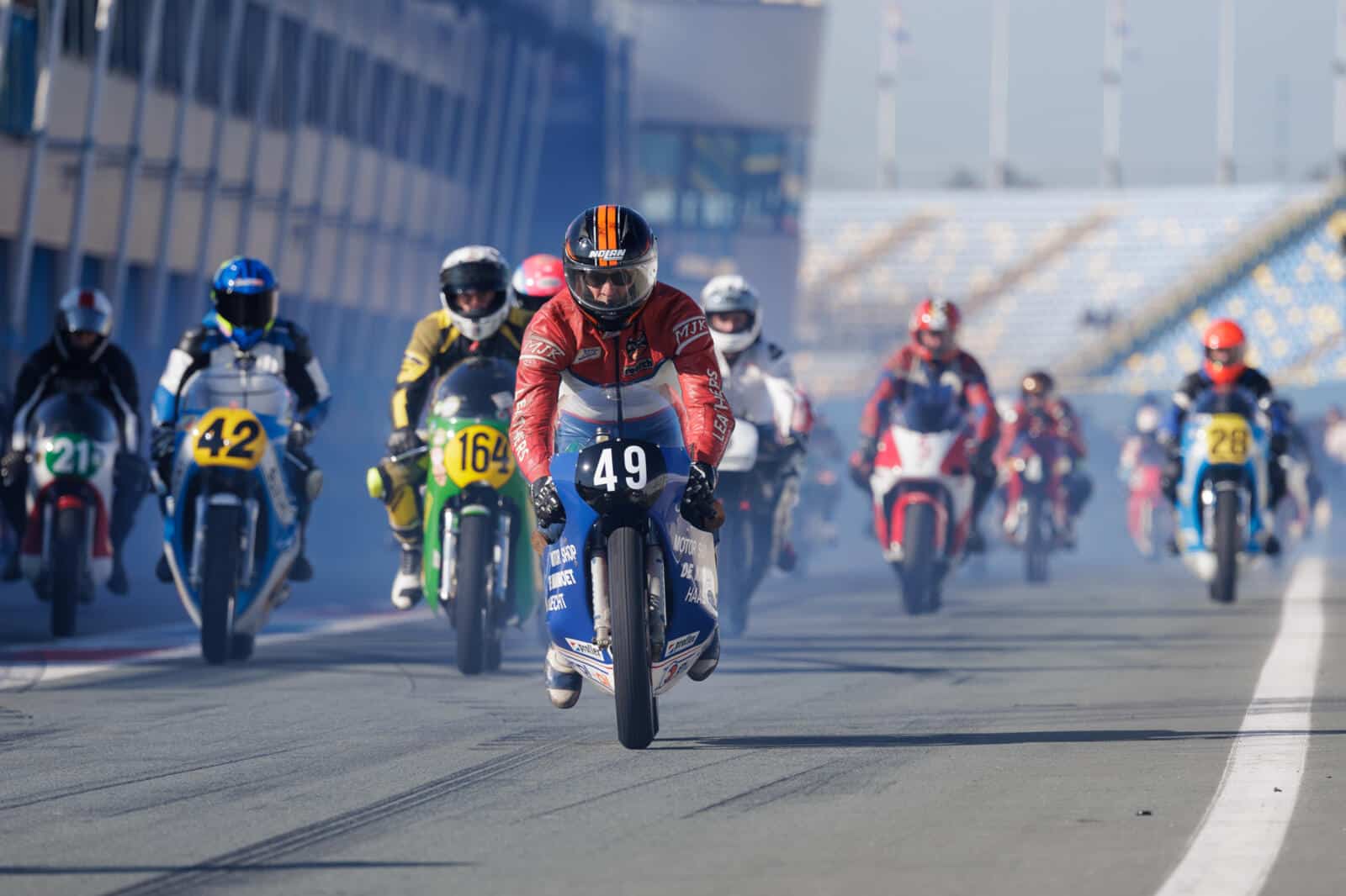 Meer dan 150 historische GP-motoren in actie tijdens de TABAC Classic GP Assen